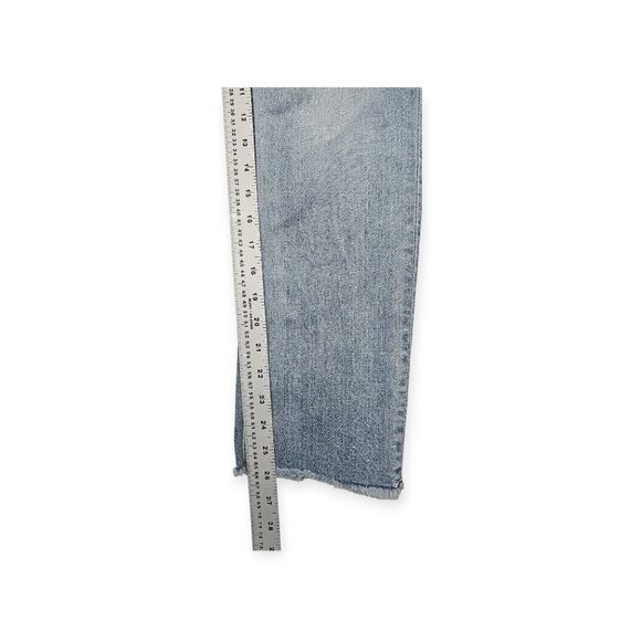 🛍️ Vervet High-Rise Distressed Straight Cropped Jeans - Women's 28 - Picture 5 of 14